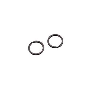 ハイロジック HILOGIK ハイロジック 29223 鉄平押し キーリング 16mm マットブラック 2個入 00029223-001