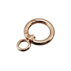 ハイロジック HILOGIK ハイロジック 29249 回転カラビナ 50mm ピンクゴールド 1個入 00029249-001