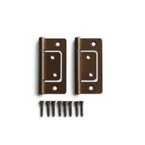 ハイロジック HILOGIK ハイロジック P-597 正面付蝶番 64mm ブロンズ 2枚入 00071597-001