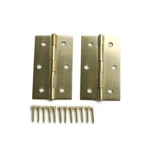 ハイロジック HILOGIK ハイロジック P-656 真鍮蝶番 76mm 2枚入 00071656-001