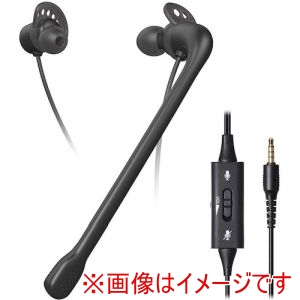 オーディオテクニカ audio-technica オーディオテクニカ ATH-202COM BK インナーイヤーヘッドセット