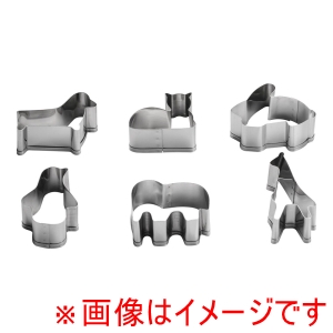 田中糧機製作所 田中糧機 18-8クッキー抜き型セット NO.2119 動物Aセット 6ヶ入