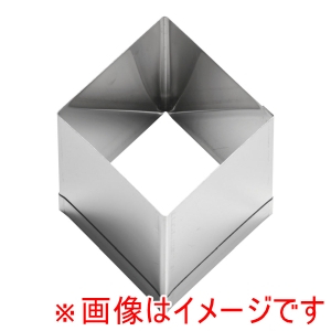 田中糧機製作所 田中糧機 18-8 クッキー抜型 ダイヤ 大