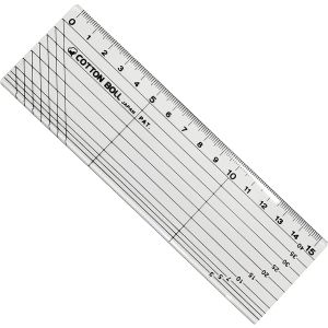 金亀糸業 金亀糸業 キルティングスケール 15cm 黒 LH430102-1