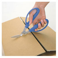 長谷川刃物 キャナリー PS-6500H 厚紙ハサミ 長谷川刃物 CANARY