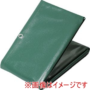 萩原 萩原 EH-W2 ターピー エステル帆布トラックシート W-2号 グリーン 2.1m×2.3m メーカー直送 代引不可 北海道沖縄離島不可