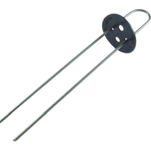 萩原工業 萩原 HPK-25 防草シート用 ヘアピン杭 押え板付 黒 25cm 200本入 200本 メーカー直送 代引不可 北海道沖縄離島不可