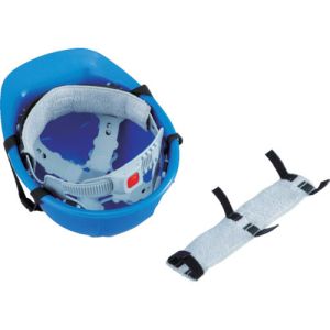 トーヨーセフティー TOYOSAFETY トーヨーセフティー 67-WH ヘルメット取付式汗取りデコパット 白 タオル地