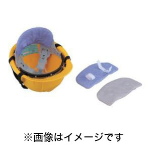 トーヨーセフティー TOYO SAFETY トーヨーセフティー 7162-BU ヘルメット取付式 アクアネックパッド ブルー