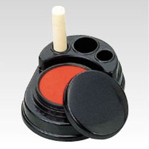 丸山工業 丸山工業 BK-2 文化朱肉 小判型印立付 