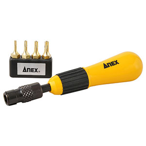 兼古製作所 アネックス Anex アネックス 6620 ヘクスローブドライバーセット ビット4本組 小さいサイズ Anex 兼古製作所