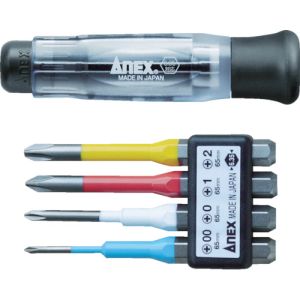 兼古製作所 アネックス Anex アネックス 3614 精密差替ドライバーセット4本組 Anex 兼古製作所