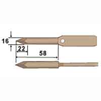 白光 HAKKO 白光 351-T ジュニア用 交換こて先.I型 HAKKO