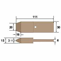白光 HAKKO 白光 364-T ジュニア用 交換こて先.F型 HAKKO