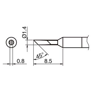 白光 HAKKO 白光 T50-KN 交換こて先 T50シリーズ