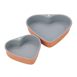 霜鳥製作所 クインローズ トッピングオレンジ ハートケーキ型 小 B-114 S印 霜鳥製作所