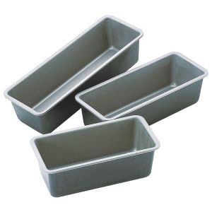 霜鳥製作所 クインローズ D-007 ブラックフィギュア シルバーストーン パウンドケーキ型 細 M S印 霜鳥製作所