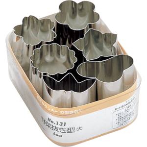 霜鳥製作所 クインローズ 18-8 野菜抜 大 6個入 S印 霜鳥製作所