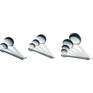 霜鳥製作所 クインローズ 174 ステンレス 計量スプーン 2本組 PCヘラ付 S印 霜鳥製作所