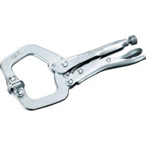 ロブテックス LOBTEX ロブテックス VC150S エビ バイスプライヤ C型 皿付 165mm