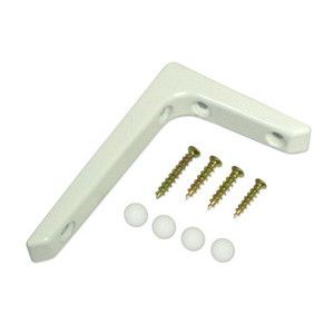 ケージーワイ工業 ケージーワイ工業 AL-W0610 アルミ棚受 65x100 白 ビス付