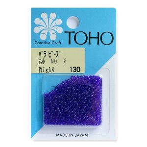 トーホー トーホー 丸小 バラビーズ 外径 約2.2mm 約7g入り No.8 スキ MSB-8-BA