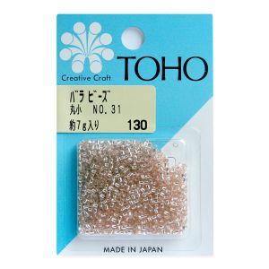 トーホー トーホー 丸小 バラビーズ 外径 約2.2mm 約7g入り No.31 銀メッキ MSB-31-BA