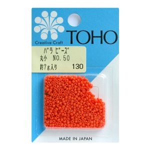 トーホー トーホー 丸小 バラビーズ 外径 約2.2mm 約7g入り No.50 ギョク MSB-50-BA