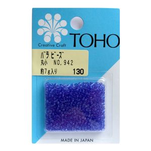 トーホー トーホー 丸小 バラビーズ 外径 約2.2mm 約7g入り No.942 スキ MSB-942-BA