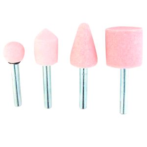 サンフレックス Sumflex サンフレックス No.3710 軸付砥石 金属用 PA材 6mm径　4本組セット Sumflex