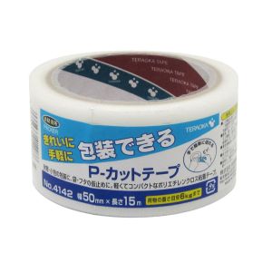 寺岡製作所 TERAOKA 寺岡製作所 ST-08 4142 P-カットテープ 包装用 透明 50mm×15M テラオカ TERAOKA