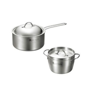 よこやま よこやま 燕熟の技 クローバー 3LAYERS 片手鍋 18cm ダッチオーブン 15cm 6インチ EJSA-2001
