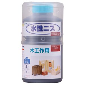 和信ペイント 和信ペイント 911205 # 水性ニス マホガニー 0.7L