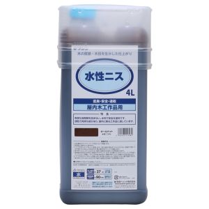 和信ペイント 和信ペイント 911304 # 水性ニス オールナット 4L