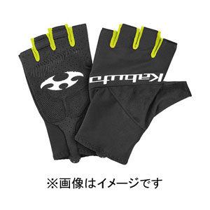 オージーケーカブト OGK KABUTO オージーケーカブト PRG-8 グローブ 指切 Mサイズ ブラックイエロー OGK KABUTO