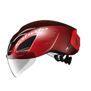 オージーケーカブト OGK KABUTO オージーケーカブト ヘルメット AERO-R2 L XL 59-61cm クリムゾンレッド OGK KABUTO
