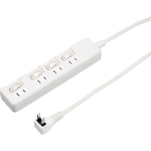 ヤザワ YAZAWA YAZAWA H8S441WH 4個口節電タップ1mホワイト