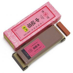 スエヒロ砥石 スエヒロ砥石 品番:1003 1003 中砥石赤色ゴム足PC台付#1000