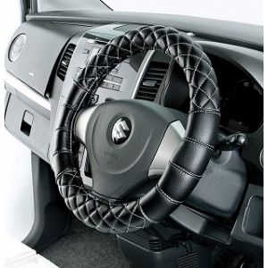 ボンフォーム(BONFORM) キルティングレザー S(ハンドル直径 36.5～37.9cm) ホワイト 6804-01W