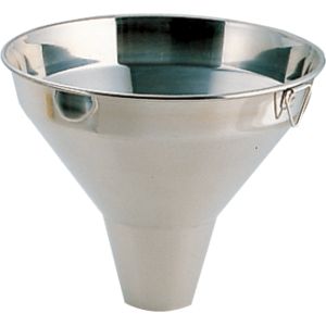 エムテートリマツ エムテートリマツ 18-8 太口 ロート 15cm  一斗缶用 金具付