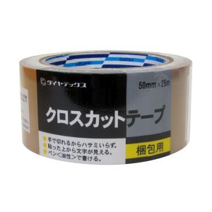 ダイヤテックス ダイヤテックス BC-8812 パイオラン クロスカットテープ シュリンク ベージュ 50mm×25m