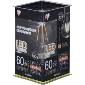 アイリスオーヤマ アイリスオーヤマ LDA7L-G-FC LEDフィラメント電球 E26 60形相当 電球色 非調光 クリア