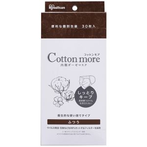 アイリスオーヤマ アイリスオーヤマ Cotton more 内側ガーゼマスク ふつう 30枚入り PK-G30M