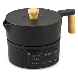 アイリスオーヤマ アイリスオーヤマ ICK-M1200-B クッキングケトル ブラック