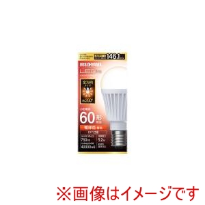 アイリスオーヤマ IRIS アイリスオーヤマ LDA5L-G-E17/W-6T9 LED電球 E17 全方向 60形相当 電球色