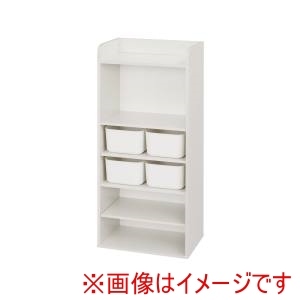 アイリスオーヤマ IRIS アイリスオーヤマ RUSR-50H ラウンドシェルフ ホワイト