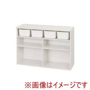 アイリスオーヤマ IRIS アイリスオーヤマ RUSR-97W ラウンドシェルフ ホワイト