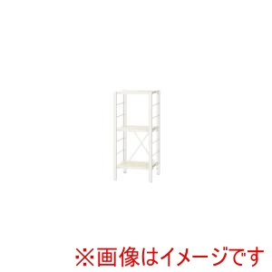 アイリスオーヤマ IRIS アイリスオーヤマ KRSR3-360 組立簡単 連結スチールラック ホワイトアッシュ