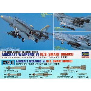 ハセガワ ハセガワ X72-11 U.S.エアクラフトウェポン6 スマート爆弾セット 