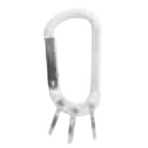 中林製作所 中林製作所 VEX-151 タフレーベル カラビナ & 3キーリング 7mm 白銀